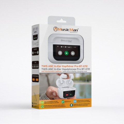 Słuchawki douszne TWS ANC BT-X72