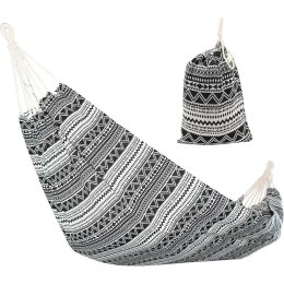 HAMAK OGRODOWY 1 OSOBOWY 200x100CM ETNO Z POKROWCEM 1063980