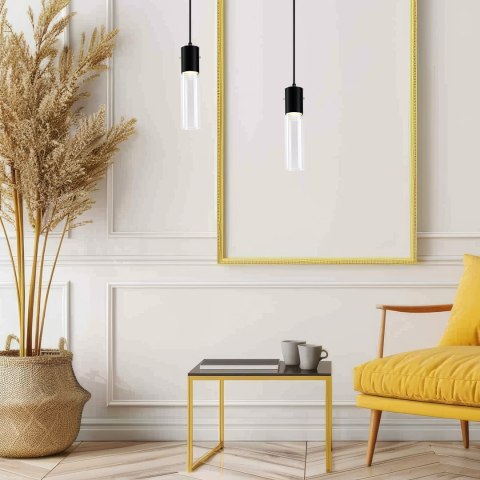 Lampa wisząca RICKY Czarna 1xGU10 5,8cm