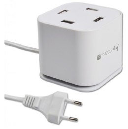 Ładowarka TECHLY IPW-USB-CUB496(4x USB\2400mA\5V)