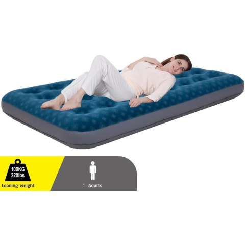 MATERAC FLOKOWANY 1-OSOBOWY Z NADRUKIEM 3D 191x73x22CM 24501