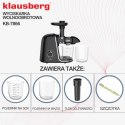 SOKOWIRÓWKA WYCISKARKA WOLNOOBROTOWA KLAUSBERG KB-7866