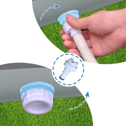 BASEN STELAŻOWY OWALNY 366X76CM ULTRA STRONG 12016V63