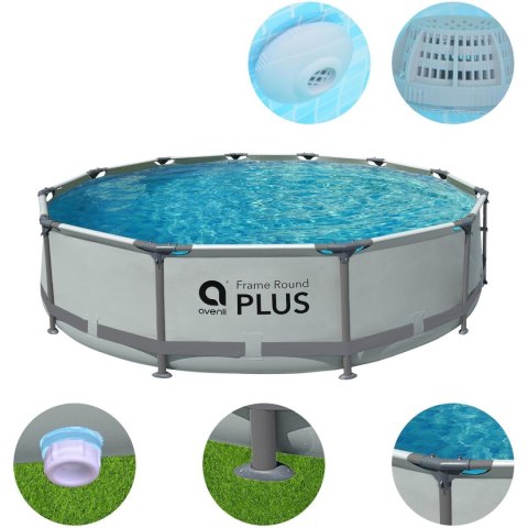 BASEN STELAŻOWY OWALNY 366X76CM ULTRA STRONG 12016V63