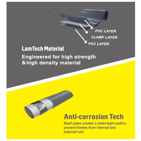 BASEN STELAŻOWY OWALNY 366X76CM ULTRA STRONG 12016V63