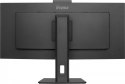 Monitor 34 cale XCB3497WQSNPH-B1,VA,UWQHD,1500R,USB-C Dock 95W, RJ45, KVM,2x5W, kamera 5MP, /5y/
