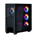 Obudowa S5 NEO Black ATX Mid Tower FRGB Fan x4