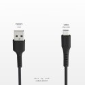 Kabel przewód USB-A - Micro-USB 1m - czarny