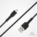 Kabel przewód USB-A - Micro-USB 1m - czarny