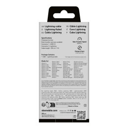 Kabel przewód USB-A - iPhone Lightning - niebieski