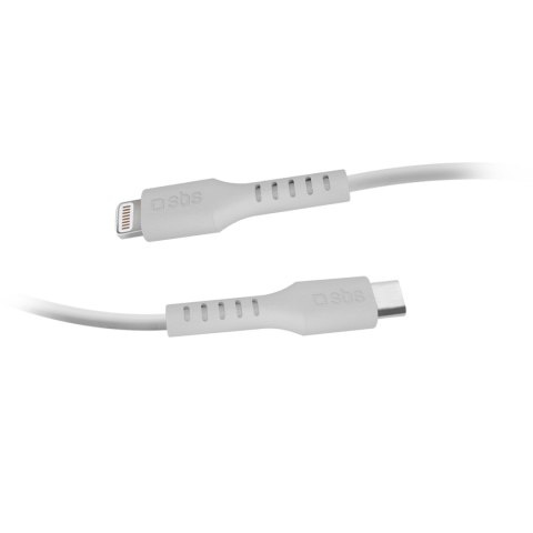 Kabel przewód USB-C - iPhone Lightning 2m - biały