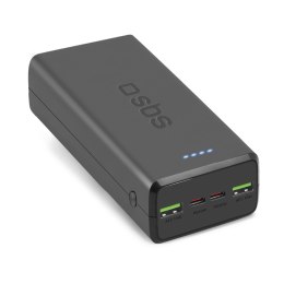 Powerbank 30000 mAh USB-C USB-A - czarny