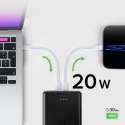 Powerbank 30000 mAh USB-C USB-A - czarny