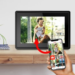 Ramka cyfrowa do zdjęć PFF-1021B 10.1'' 16 GB Wi-Fi microSD - czarna