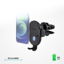 Uchwyt samochodowy na smartfona z ładowarką indukcyjną 10W - czarny