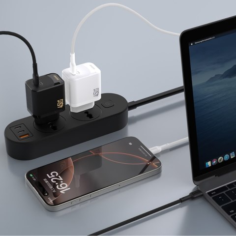 Ładowarka sieciowa A28 GaN USB-C 45W - czarna