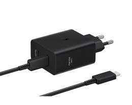 Ładowarka sieciowa Samsung USB-C 50W z kablem USB-C - czarna