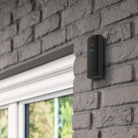 Stacja pogody Hama Color Edge termometr higrometr radiobudzik fazy księzyca - czarna