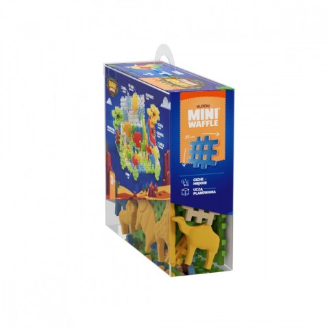 Klocki Mini Waffle - Zwierzęta Safari 100 elementów
