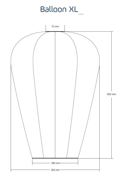 Lampion solarny Balloon XL Sage Green