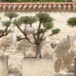 Lampion solarny Oval 40 Taupe