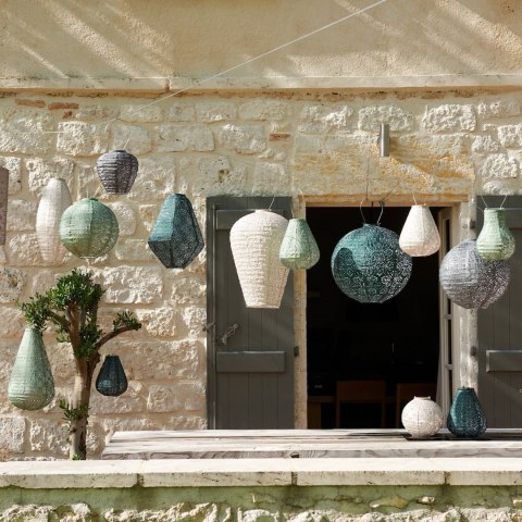 Lampion solarny Round 20 Light Taupe