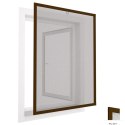 MOSKITIERA OKNO ALU 100X120 BRĄZ PLUS