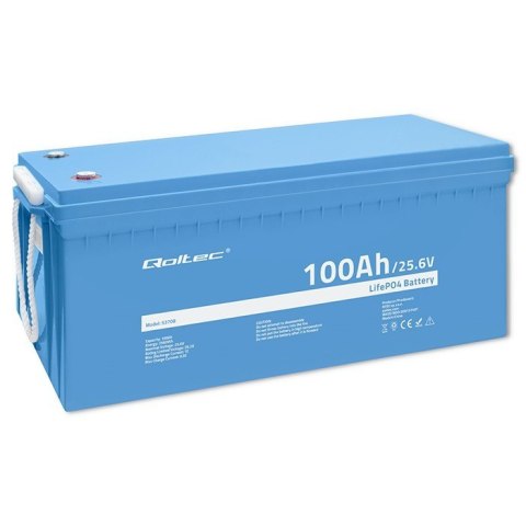 Akumulator LiFePO4 | 25.6V | 100Ah | 2560Wh | BMS