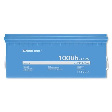 Akumulator LiFePO4 | 25.6V | 100Ah | 2560Wh | BMS