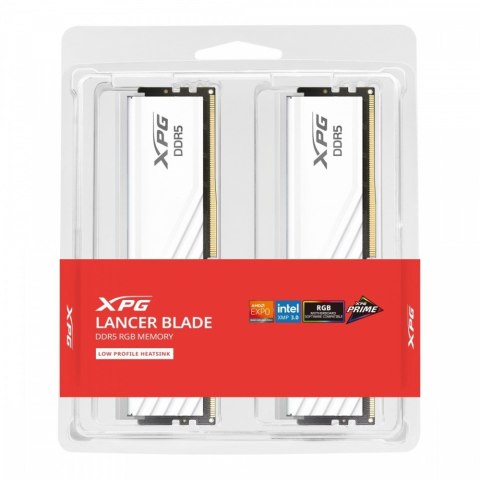 Pamięć XPG Lancer Blade DDR5 6400 32GB (2x16) CL32 RGB biała