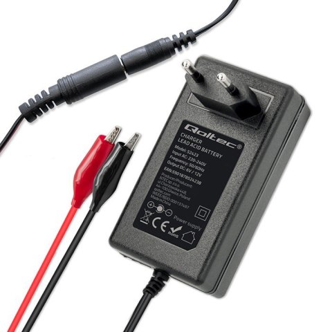 Automatyczna ładowarka do akumulatora AGM GEL STD 6V 12V | 1.5A |Prostownik z sygnalizatorem LED