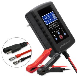 Automatyczna ładowarka do akumulatora AGM GEL STD 6V/12V | 2A | Prostownik z funkcją naprawy i wyświetlaczem LED