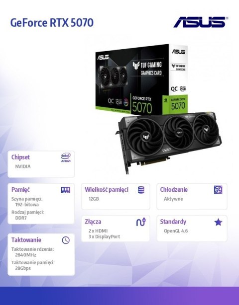 Karta graficzna GeForce RTX 5070 OC