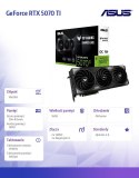 Karta graficzna GeForce RTX 5070 TI TUF GAMING OC 16GB GDDR7 256bit DP/HDMI