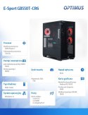 Komputer E-Sport GB550T-CR6 Ryzen 7 5800X/16GB/1TB/RX 9070 OC 16GB/W11