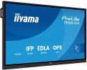 Monitor 65 cali TE6513A-B1AG INFRARED,40pkt,IPS,4K,7H,450cd/m2, WiFi,USB, ANDROID 14, Google EDLA,2x20W, UCHWYT CIENNY