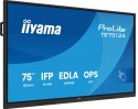 Monitor 75 cali TE7513A-B1AG INFRARED, 40pkt, IPS, 4K, 7H, 450cd/m2, WiFi, USB, ANDROID 14, Google EDLA, 2x20W, uchwyt ścienny