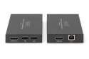 Przedłużacz / Extender KVM HDMI+USB 150m po kat.5e UTP/IP 1080p FHD 60Hz audio (zestaw)