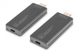 Przedłużacz/Extender HDMI bezprzewodowy 30m UHD 4K30Hz audio (zestaw)