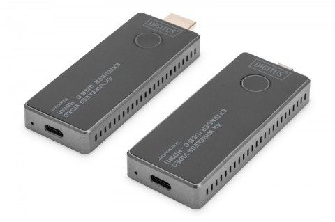 Przedłużacz/Extender USB-C - HDMI bezprzewodowy 30m UHD 4K30Hz audio (zestaw)