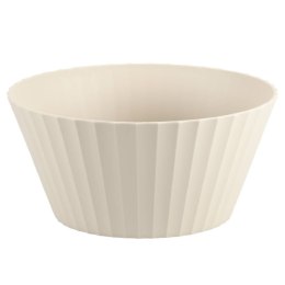 Duża miska do sałatek i owoców kremowa 25 x h 12,8 cm