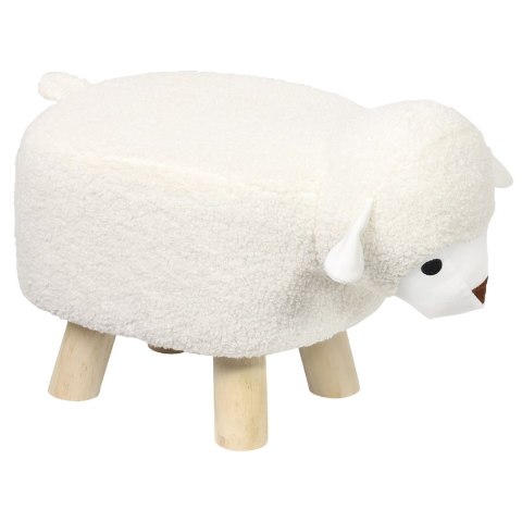 Stołek dziecięcy biała owieczka