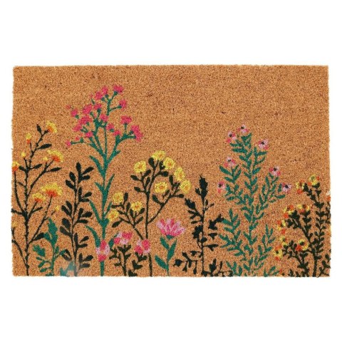 Wycieraczka kokosowa w kwiaty 59x39 cm