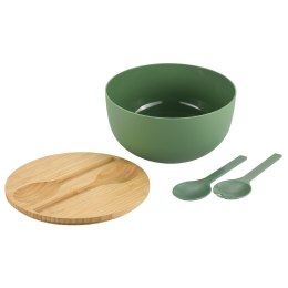 Zestaw do sałatek zielony 24x13 cm