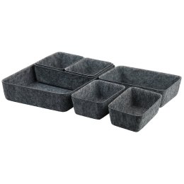 Zestaw organizerów z filcu syntetycznego 4 szt