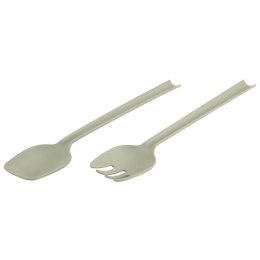 Zestaw sztućców do sałatek zielony 29 cm