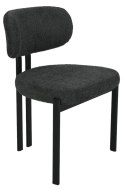 2 krzesła tapicerowane ARLO czarne