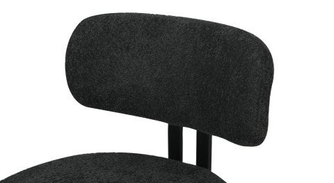 2 krzesła tapicerowane ARLO czarne