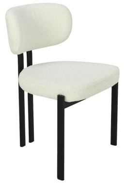 Krzesło tapicerowane ARLO białe