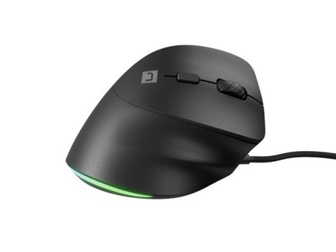 Mysz wertykalna CRAKE 2 PRO 128000DPI optyczna czarna